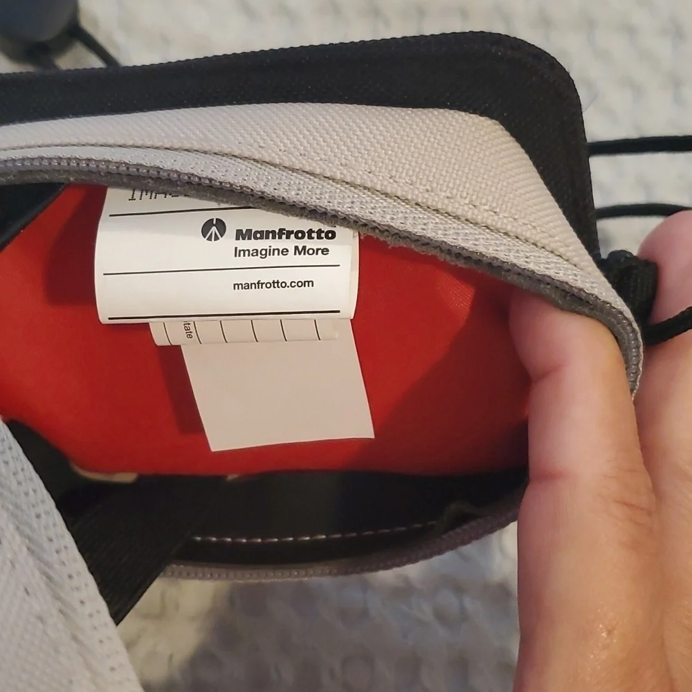 Manfrotto Zip Point & Shoot Camera Lens Case Bag Heavy Duty Black/Strap (#19)